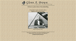 Desktop Screenshot of glennbrownpianorebuilding.com